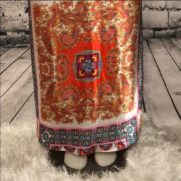 BoHo Satin Dress - Picture 5 of 7